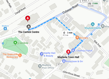 Maybole map