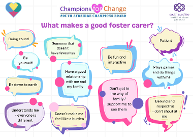What makes a good foster carer poster
